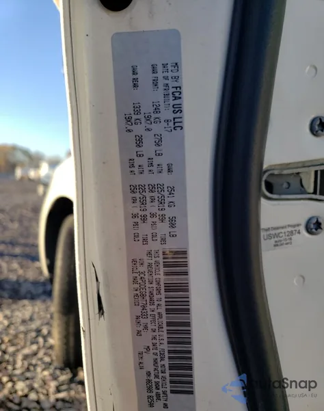 2017 Dodge Journey Gt from USA, damaged, VIN 3C4PDDEG8HT704333